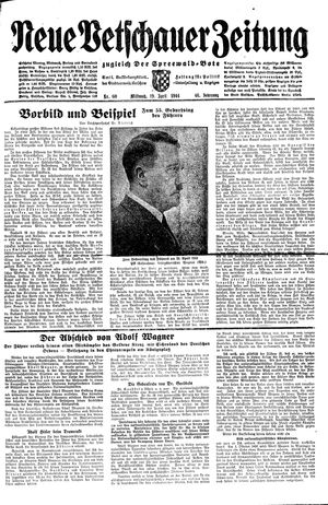 Neue Vetschauer Zeitung vom 19.04.1944