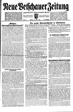 Neue Vetschauer Zeitung vom 22.05.1944