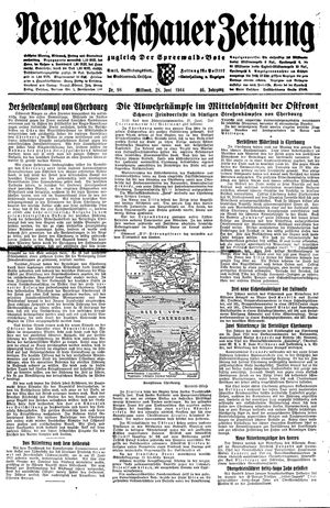 Neue Vetschauer Zeitung vom 28.06.1944