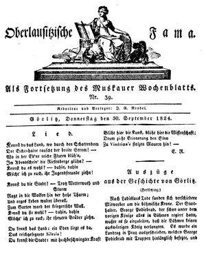 Oberlausitzische Fama vom 30.09.1824