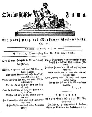 Oberlausitzische Fama vom 18.11.1824