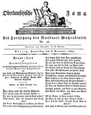 Oberlausitzische Fama vom 02.12.1824