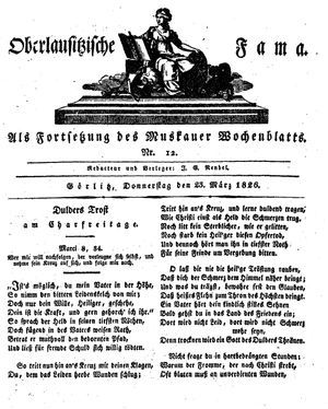 Oberlausitzische Fama vom 23.03.1826