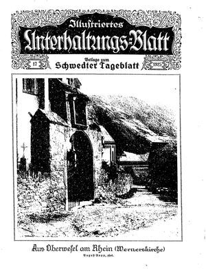 Schwedter Tageblatt vom 25.04.1925