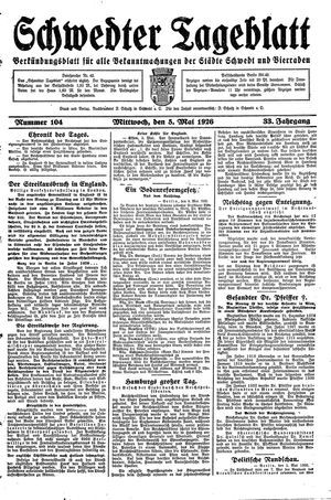Schwedter Tageblatt vom 05.05.1926