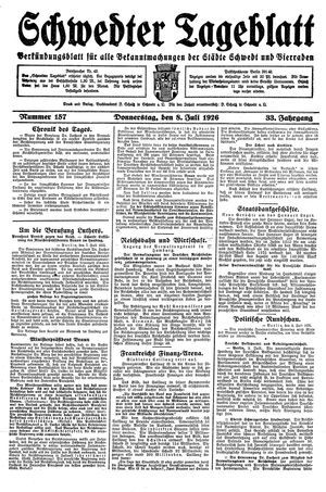 Schwedter Tageblatt vom 08.07.1926