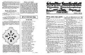 Schwedter Tageblatt vom 09.04.1927