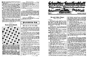 Schwedter Tageblatt vom 28.05.1927