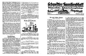 Schwedter Tageblatt vom 16.07.1927