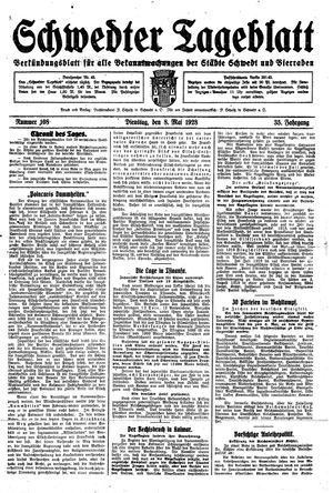 Schwedter Tageblatt vom 08.05.1928