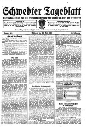Schwedter Tageblatt vom 23.05.1928