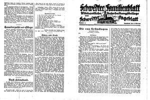 Schwedter Tageblatt vom 26.05.1928