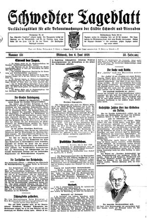Schwedter Tageblatt vom 06.06.1928