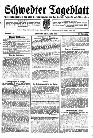 Schwedter Tageblatt vom 09.06.1928