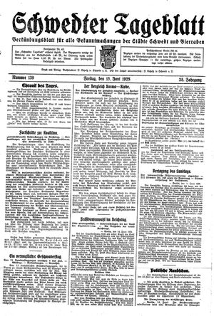 Schwedter Tageblatt vom 15.06.1928