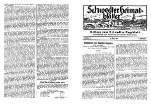 Schwedter Tageblatt vom 16.04.1930