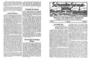 Schwedter Tageblatt vom 30.04.1930