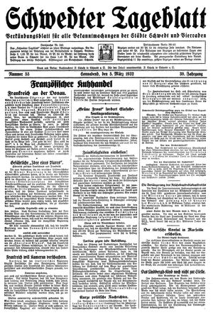 Schwedter Tageblatt vom 05.03.1932