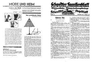 Schwedter Tageblatt vom 08.10.1932