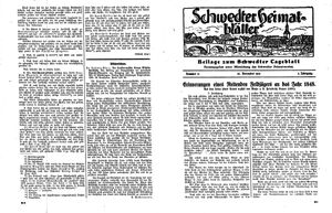 Schwedter Tageblatt vom 20.11.1934