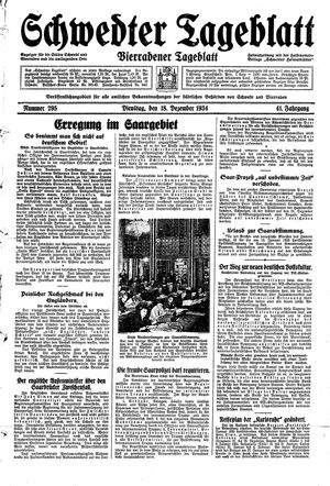 Schwedter Tageblatt vom 18.12.1934