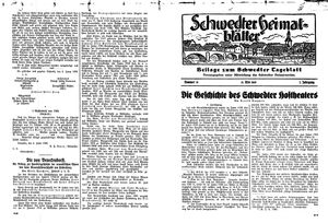 Schwedter Tageblatt on May 31, 1935