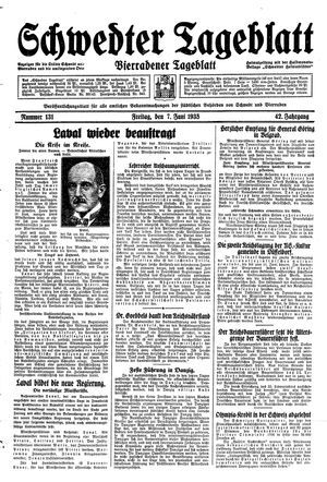 Schwedter Tageblatt on Jun 7, 1935