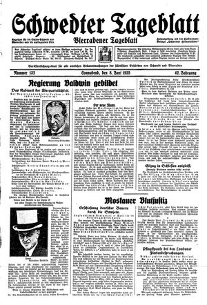 Schwedter Tageblatt vom 08.06.1935