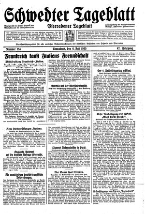 Schwedter Tageblatt vom 06.07.1935