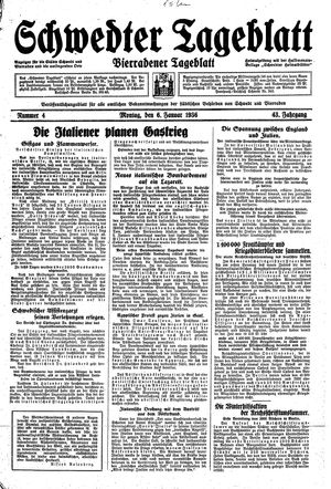 Schwedter Tageblatt vom 06.01.1936