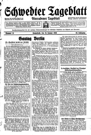 Schwedter Tageblatt vom 18.01.1936