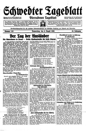 Schwedter Tageblatt vom 06.08.1936