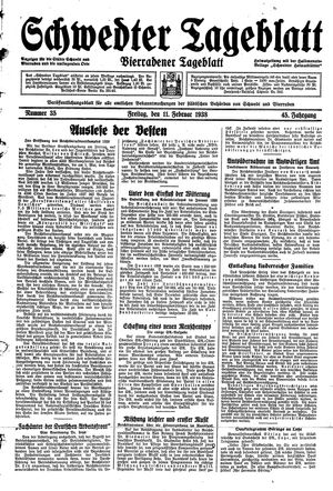 Schwedter Tageblatt on Feb 11, 1938