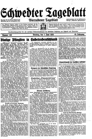 Schwedter Tageblatt vom 07.06.1938