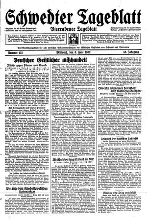 Schwedter Tageblatt vom 08.06.1938