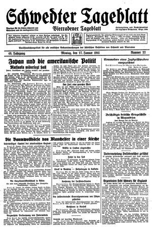 Schwedter Tageblatt vom 27.01.1941