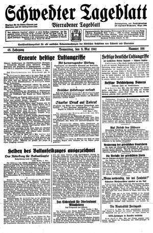 Schwedter Tageblatt vom 08.05.1941
