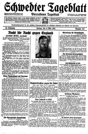 Schwedter Tageblatt vom 09.05.1941