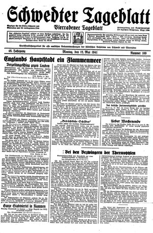 Schwedter Tageblatt vom 12.05.1941