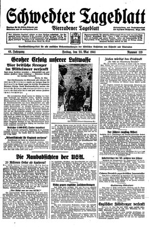 Schwedter Tageblatt vom 23.05.1941