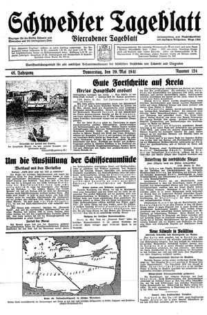 Schwedter Tageblatt vom 29.05.1941