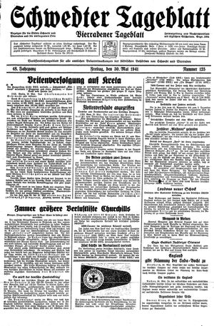 Schwedter Tageblatt vom 30.05.1941