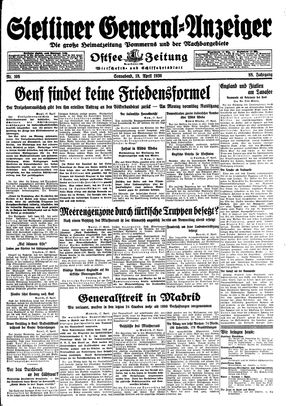 Stettiner General-Anzeiger vom 18.04.1936