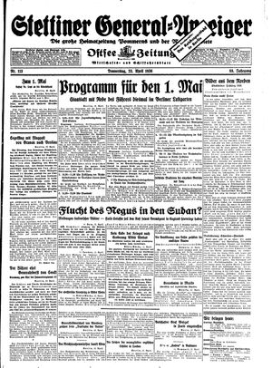 Stettiner General-Anzeiger vom 23.04.1936