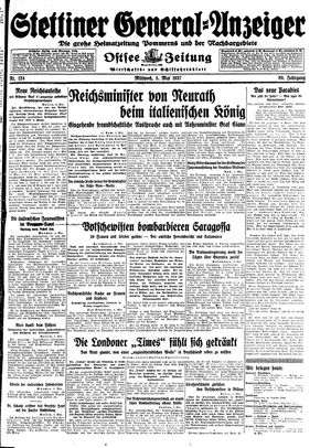 Stettiner General-Anzeiger vom 05.05.1937