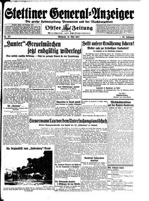 Stettiner General-Anzeiger on May 19, 1937