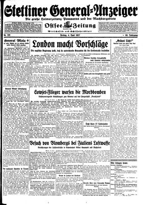 Stettiner General-Anzeiger on Jun 4, 1937