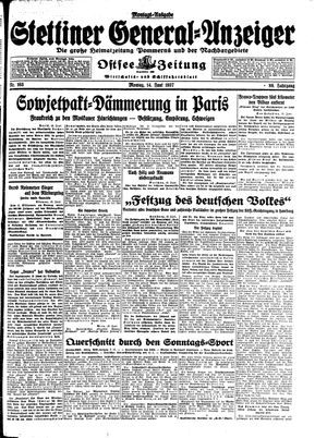 Stettiner General-Anzeiger on Jun 14, 1937