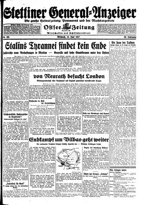 Stettiner General-Anzeiger vom 16.06.1937