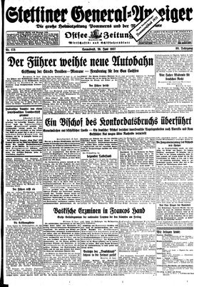 Stettiner General-Anzeiger vom 26.06.1937
